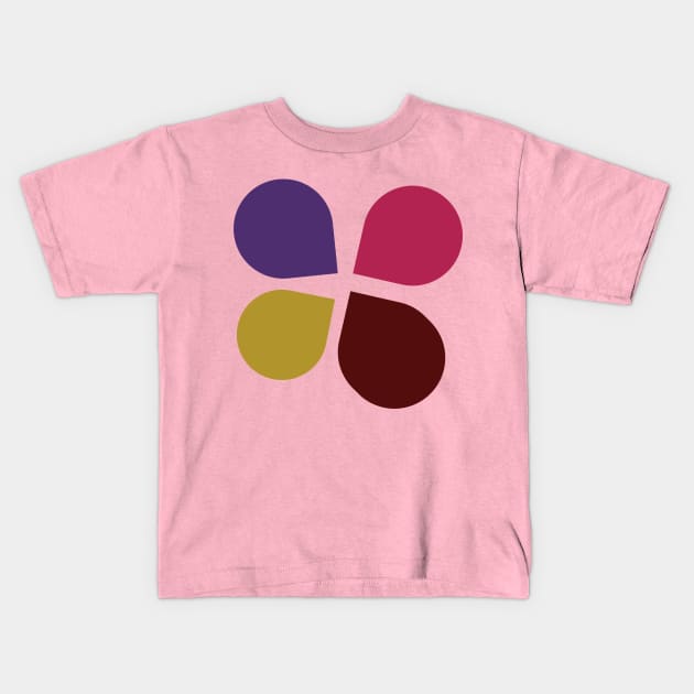 Four (4) Colorfu Balloons coming together in Unity Kids T-Shirt by jaxmi
